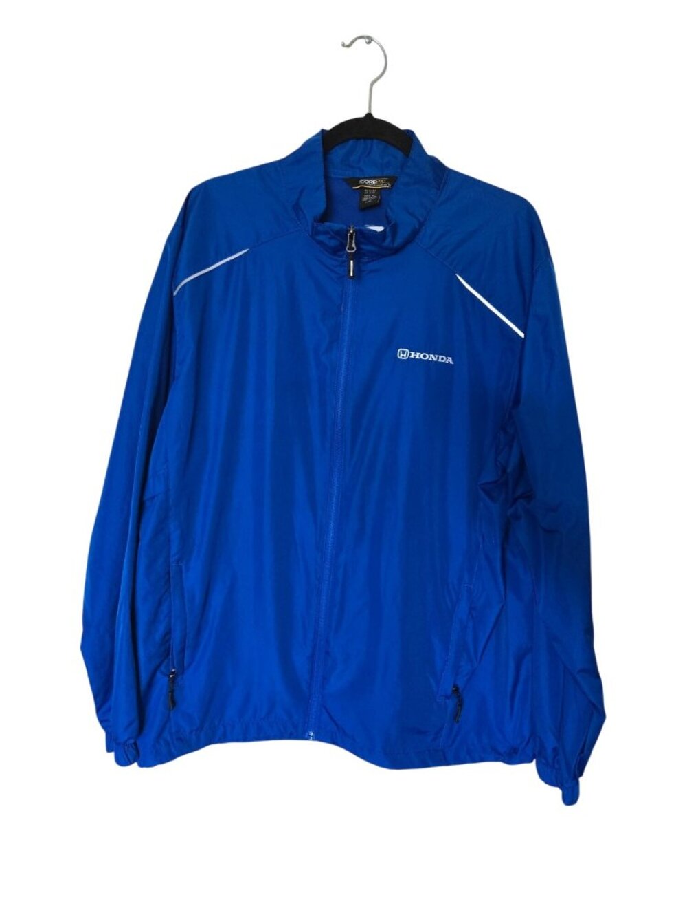HONDA Windbreaker Jacket Blue Men's Large